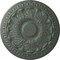 Ekena Millwork Colton Ceiling Medallion (Fits Canopies up to 4 3/4"), 15 3/4"OD x 1 1/2"P, Cloud Burst Crackle CM15CNCBC - alternate 1